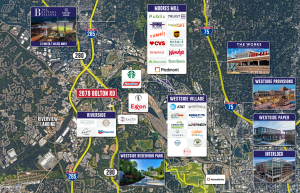 Retailers / Aerial Map