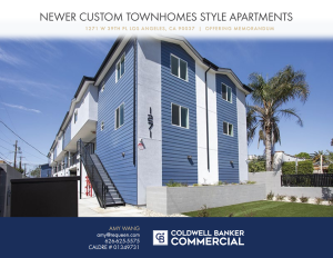 Apartments Offering Memorandum