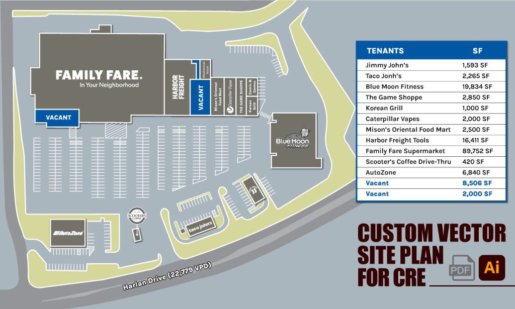 Vector Site Plan Design